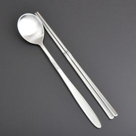 [HAEMO] Levitate Matte _2020 Spoon Chopsticks Set _ Reusable Stainless Steel, Korean Chopstick Spoon Tableware _ Made in KOREA